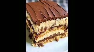 No Bake Peanut butter Éclair Cake Recipe by UFA [upl. by Walter]