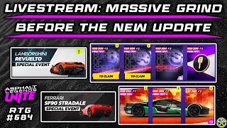 Asphalt Unite  Livestream Massive grind before the new Update  RTG 684 [upl. by Ainehs]