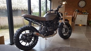 Hypermotard 796 to HyperScrambler [upl. by Yerfoeg]