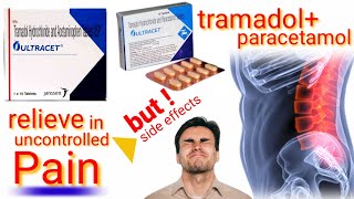 Ultracet tablet  Tramadol and paracetamol uses But side effects and precautions [upl. by Eeltrebor855]