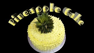 PineappleCake1000 Subscribers Thank you all🥰🥰 Pineapple cakeA festive cake from home [upl. by Bodwell154]