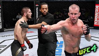 Khabib Nurmagomedov vs Cirkunov EA sports UFC 4 [upl. by Yrelle]