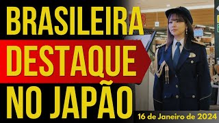 DESTAQUE BRASILEIRO NA POLÍCIA DO JAPÃO  16JANEIRO2024 [upl. by Torray329]