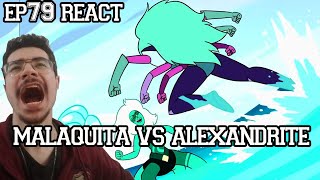 MALAQUITA VS ALEXANDRITE  Super Ilha Melancia Steven Universo Temporada 3 Episódio 1 Ep 79 React [upl. by Hathcock]