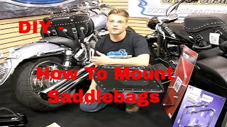 Saddlebag Tip from Manybikes How to Mount Saddlebags [upl. by Trinee]