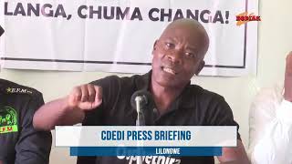 CDEDI PRESS BRIEFING  19 NOVEMBER 2024 [upl. by Sonitnatsnok772]