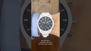 IWC BIG PILOT CHRONO TOP GUN EDITION ‘LAKE TAHOE’ lugaro iwctopgun watch iwcwatches [upl. by Speroni121]