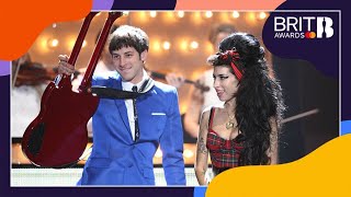 Mark Ronson and Amy Winehouse  Valerie Live at The BRIT Awards 2008 [upl. by Adnarim]