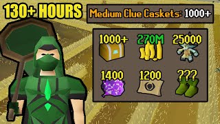 Opening 1000 Medium Clue Caskets  UIM Collection Log Completionist 40 OSRS [upl. by Alywt745]