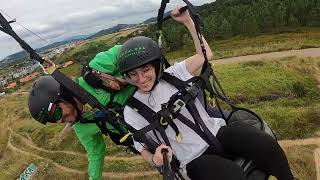 parapente en sopelana con parapente bizkaia en la playa [upl. by Cirek]