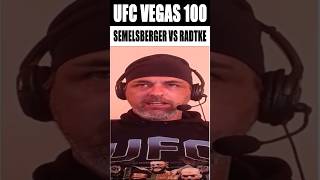 Mathew Semelsberger vs Charles Radtke REACTION UFC [upl. by Eiramadnil919]