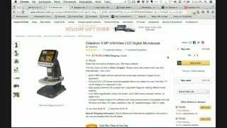 Celestron 5 MP Infiniview lcd Digital Microscope Review [upl. by Atiran563]