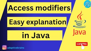 Access Modifiers Detailed Explanation in Java [upl. by Mason]