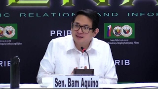 Bam mulls charges Senate probe vs Aguirre [upl. by Uhsoj]