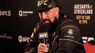 Coach Eugene Bareman explains what went wrong in Israel Adesanyas UFC 293 title loss UFC tko [upl. by Aun]