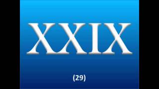 Roman Numerals  1 to 50 [upl. by Anyah]