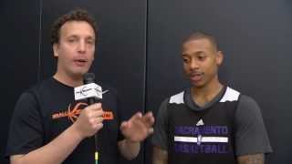 Kings PG Isaiah Thomas Secrets To His Jump Shot [upl. by Sellihca]