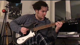 Eastwood Sidejack DLX 12string Guitar Demo Mosrite style 12string [upl. by Ahaelam149]