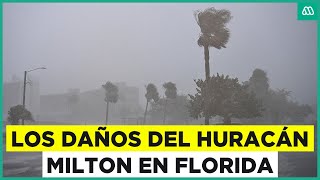 Los masivos daños del paso de Huracán Milton en Estados Unidos [upl. by Annid690]