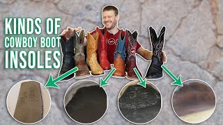 Kinds of Cowboy Boot Insoles [upl. by Wilde573]