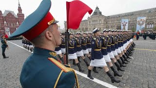 Rusia muestra su poderío militar en el desfile del Día de la Victoria [upl. by Llerdnod]