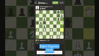 Mikhail tal vs Rafael Vaganianmusic chessmusic trending [upl. by Deny249]