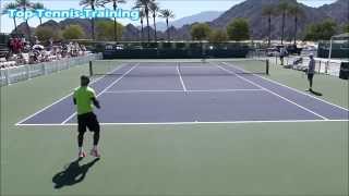 Tim Kpulun  Nick Kyrgios Hitting Court Level View [upl. by Ehcar]