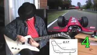 V10 F1 Guitar Monza 2004 side by side with Barrichellos lap [upl. by Alphonsine]