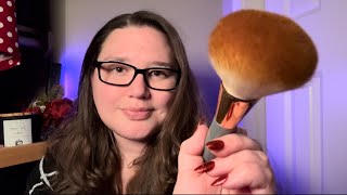 ASMR  30 minutes InaudibleUnintelligible Whisper with brushing visuals [upl. by Sabella]