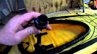 Sevylor K1 Pointer inflatable How to blow it up ready for use [upl. by Jaddan]