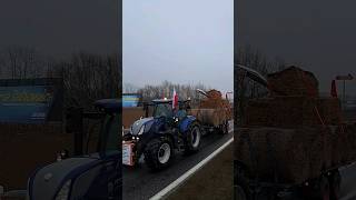 Strajk Rolników Szczucin❗️agroboy agrobobcok rolnik strajk shorts [upl. by Bianka]