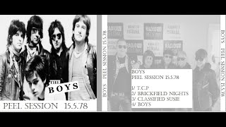 BOYS  15578 John Peel Session  UK Punk Demos [upl. by Aronle]