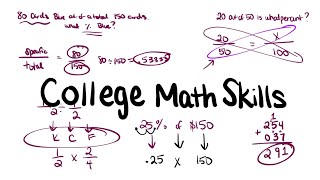 MATH PLACEMENT TEST FOR COLLEGE  10 practice tips amp TRICKS [upl. by Anilos]