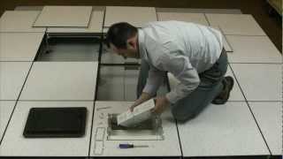 Wiremold How to remove or install Evolution Floor Box Modules [upl. by Sholom636]