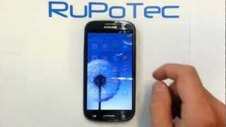 Sichere Displaysperre mit PIN beim Samsung Galaxy S3 Android [upl. by Ruthy171]