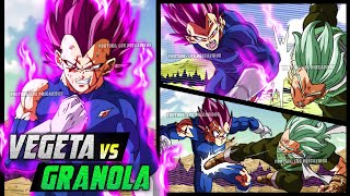 VEGETA ULTRA EGO vs GRANOLA Pelea Completa [upl. by Nahtonoj]