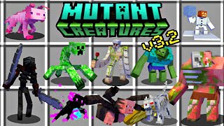 MUTANT CREATURESMOBS ADDON FOR MINECRAFT POCKET EDITION 120  MUTANT MOBS FOR MINECRAFT PE  MCPE [upl. by Anna-Diana]