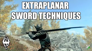 Xbox Skyrim SE EXTRAPLANAR SWORD Mod Showcase [upl. by Ilohcin]