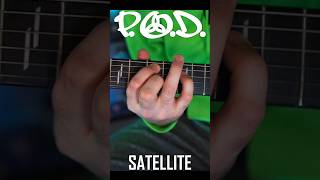 POD  Satellite  Guitar Cover shorts music guitar [upl. by Sitrik302]