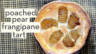 Poached Pear amp Frangipane Flaky Tart [upl. by Oht846]