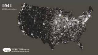 The Growth of US Newspapers 16902011 [upl. by Ydac]