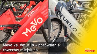 Mevo vs Veturilo  porównanie rowerów miejskich [upl. by Boys]