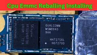 Cpu Emmc Reballing Installing  Mobile Repairing  Ic Reballing [upl. by Yesnil]