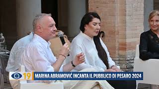 Marina Abramović incanta il pubblico di Pesaro 2024 [upl. by Deeas982]