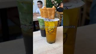 YiFang Taiwan Fruit Tea has the best housemade boba amp more in Koreatown Los Angeles 🧋 shorts [upl. by Emalia]