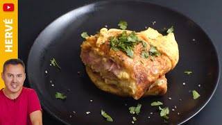 Omelette farcie jambon fromage  Lidl Cuisine [upl. by Aiuqet]