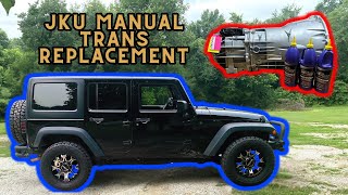 Clutch Noise Turns Bad  Jeep JKU Manual Trans Replacement [upl. by Nnawtna]