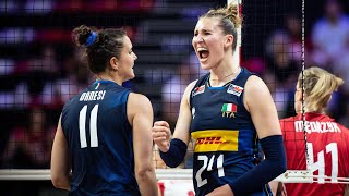 Ekaterina Antropova Top italian spiker in ItalyPoland  Volleyball Nations League 2024 [upl. by Nycila]