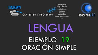 Identificar perífrasis verbal en análisis sintáctico de oración  Lengua Sintaxis  Ejemplo 19 [upl. by Yruy]