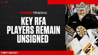 Key RFA players remain unsigned on the eve of NHL camps [upl. by Trixi]